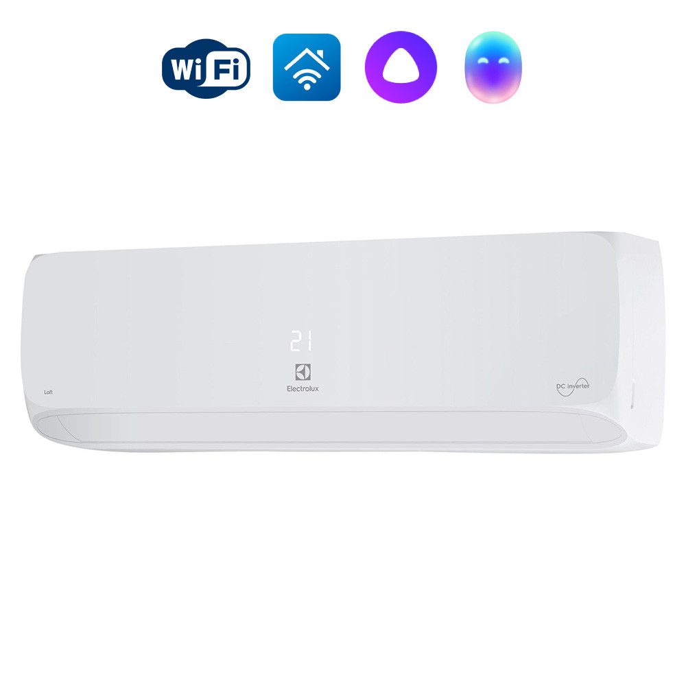 Сплит-система инверторного типа Electrolux Loft DC EACS/I-12HAL/N8 комплект в компании ICEКОХИНОР