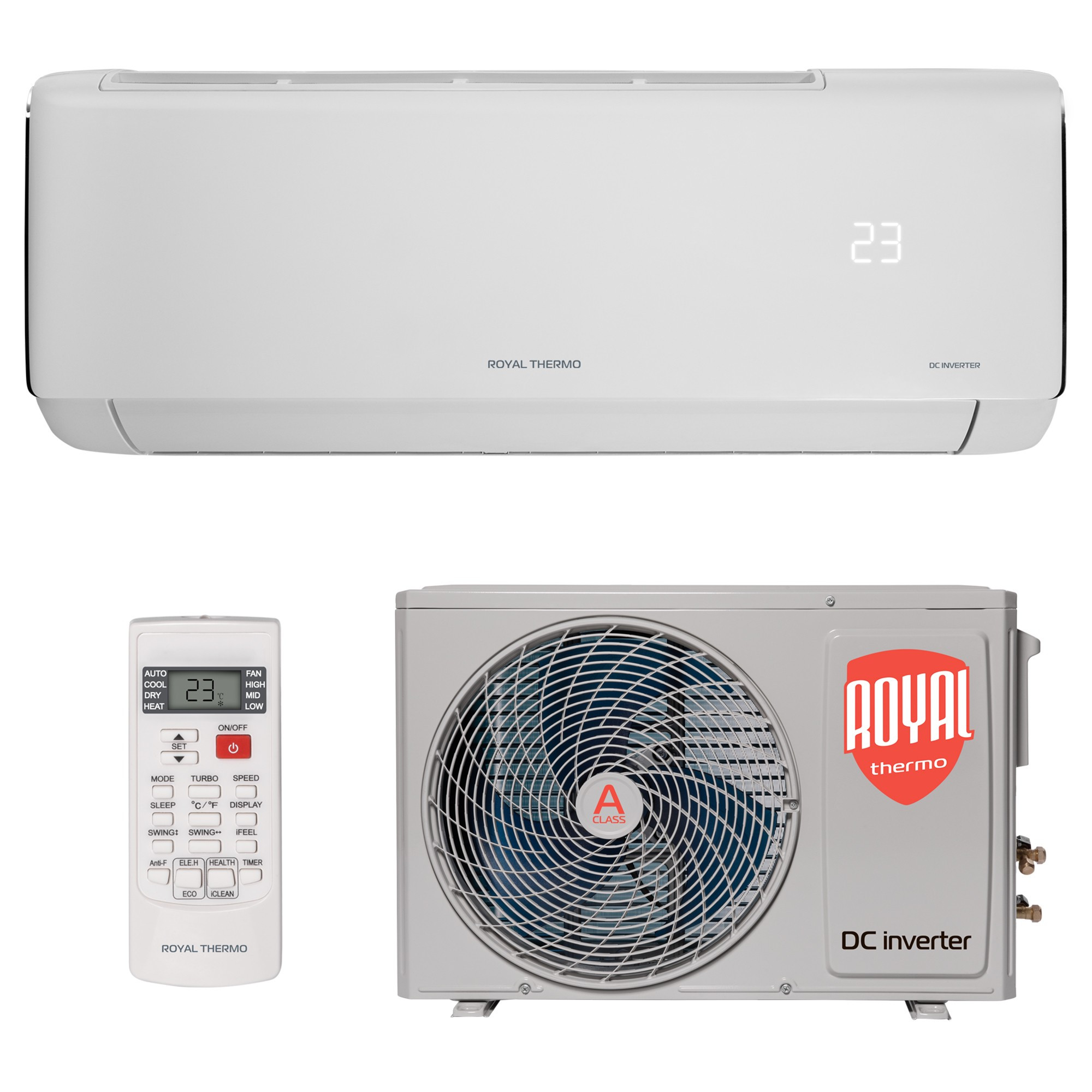 Сплит-система инверторного типа Royal Thermo Milano DC RTMI-07HN1 комплект в компании ICEКОХИНОР
