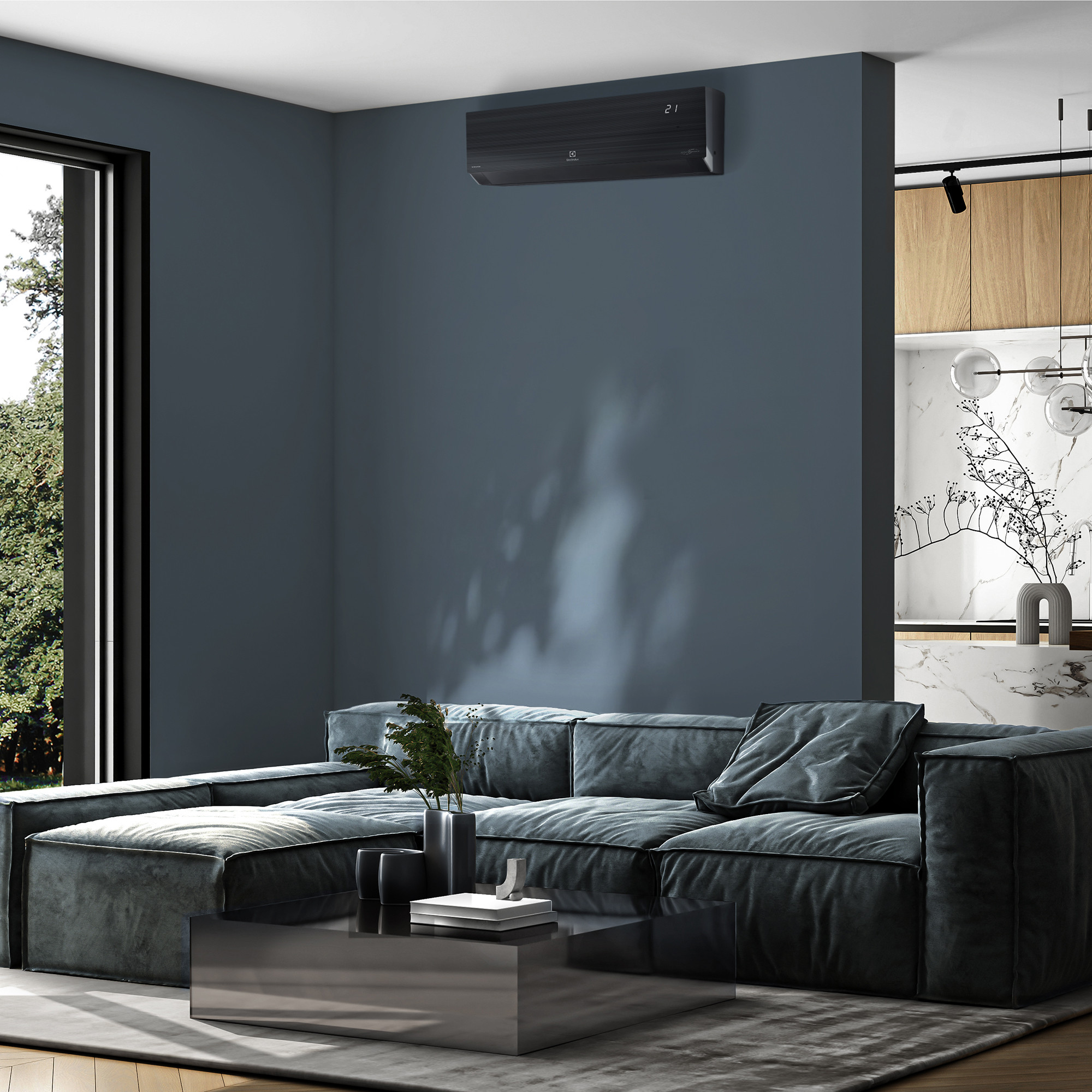 Сплит-система инверторного типа Electrolux Enterprise Super DC EACS/I-24HEN-BLACK/N8_24Y комплект в компании ICEКОХИНОР