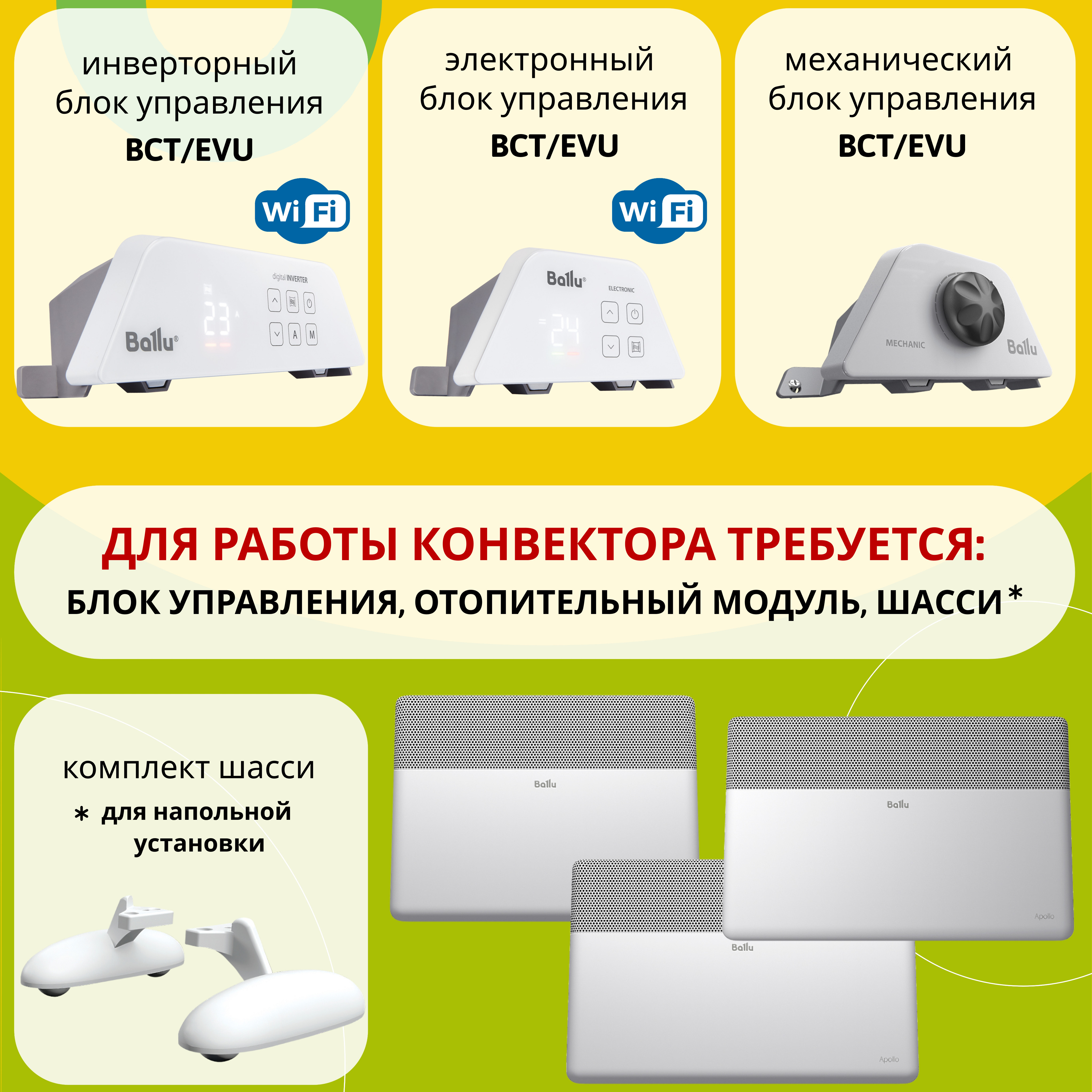 Блок управления конвектора Ballu Transformer Mechanic BCT/EVU-M в компании ICEКОХИНОР
