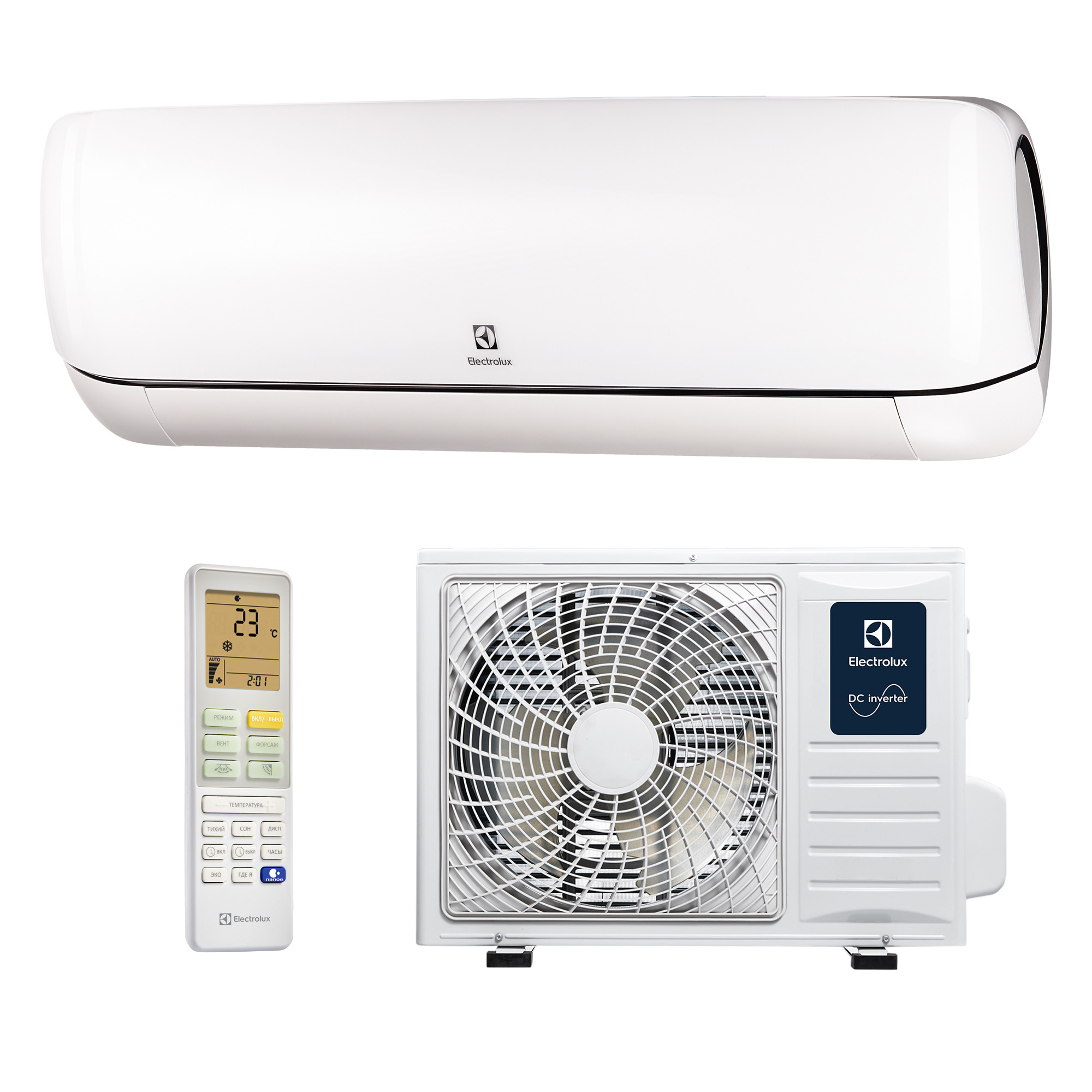 Сплит-система инверторного типа Electrolux Evolution Super DC Inverter EACS/I-11HEV/N3 комплект в компании ICEКОХИНОР