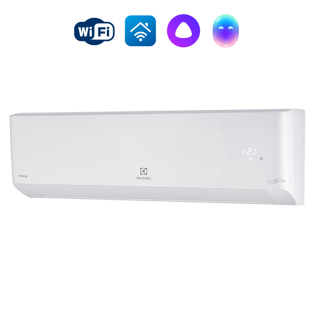 Сплит-система инверторного типа Electrolux Viking 2.0. Super DC Inverter EACS/I-12HVI/N8_21Y комплект в компании ICEКОХИНОР